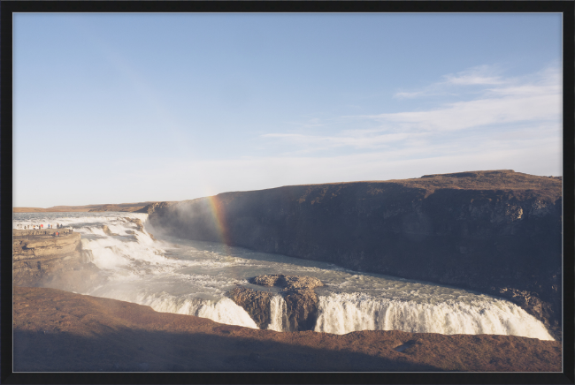 Rainbow over Gulfoss