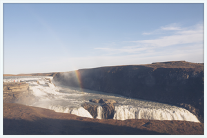 Rainbow over Gulfoss