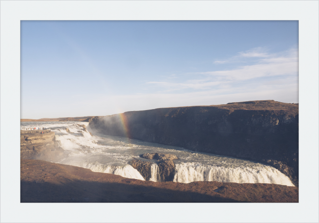 Rainbow over Gulfoss